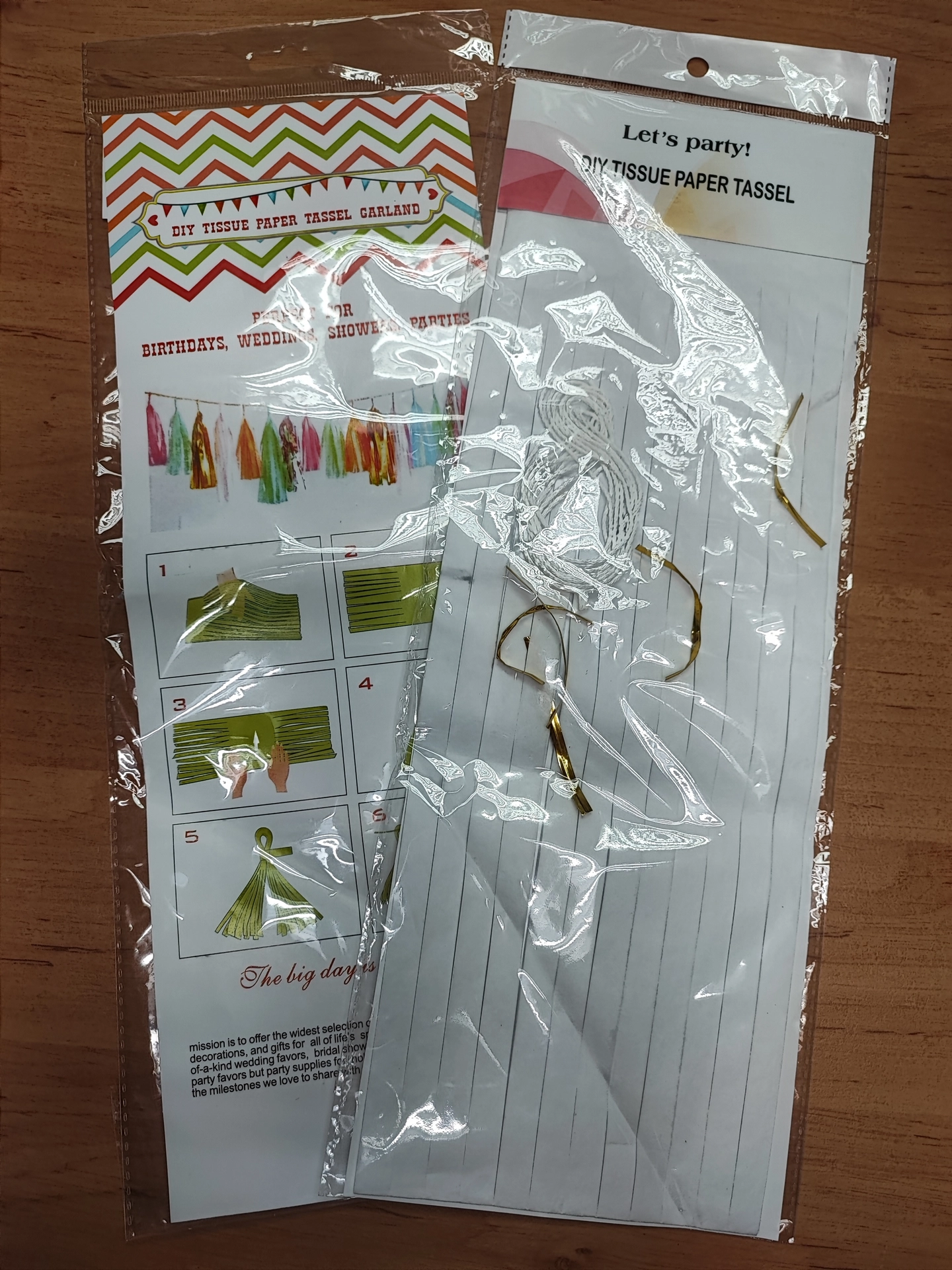 手作裝飾紙 (DIY Tissue paper)